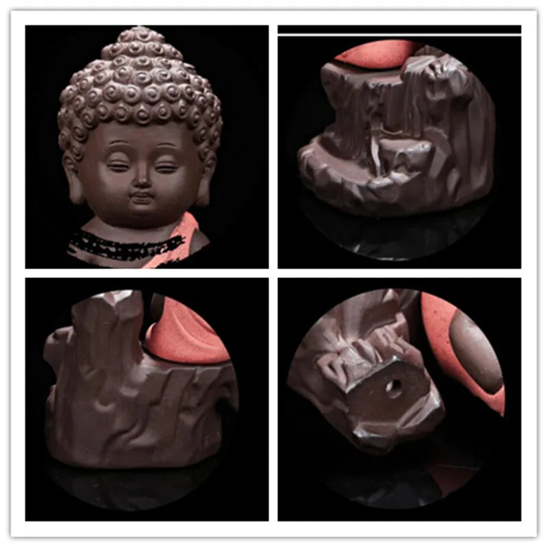 Monk Ceramic Incense Burner