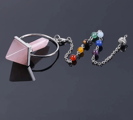 Chakra Gemstone Pendulum