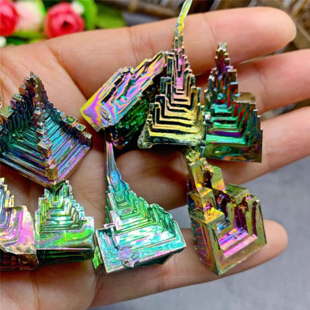 Natural Bismuth Crystal Tower