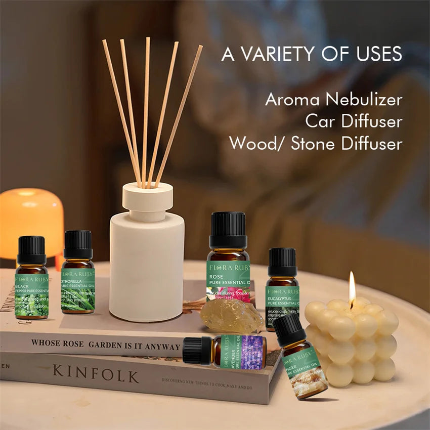 Pure Botanical Essential Oils Collection