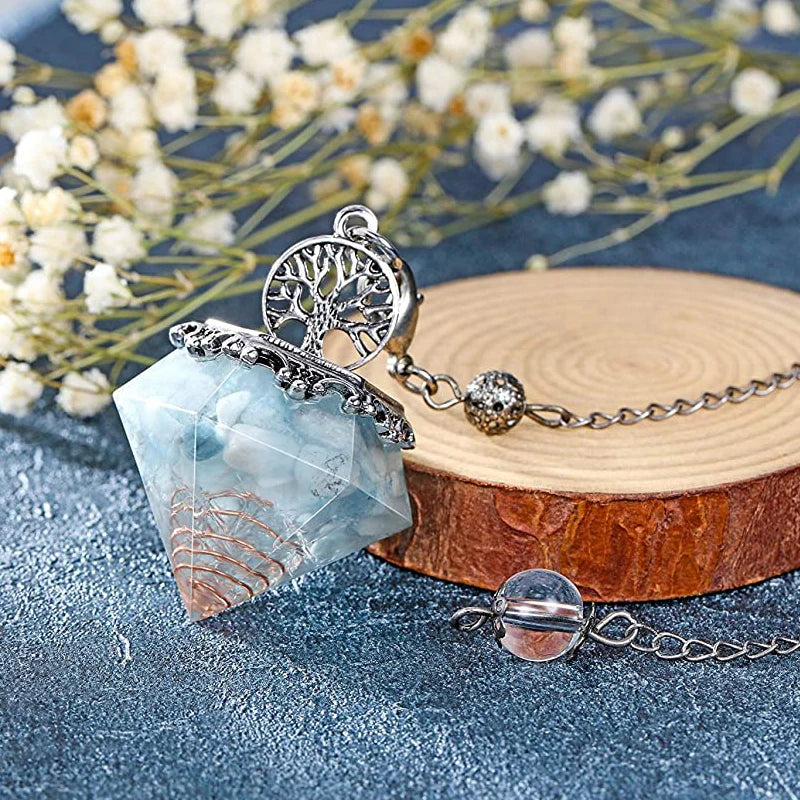 Diamond Shape Healing Pendulum