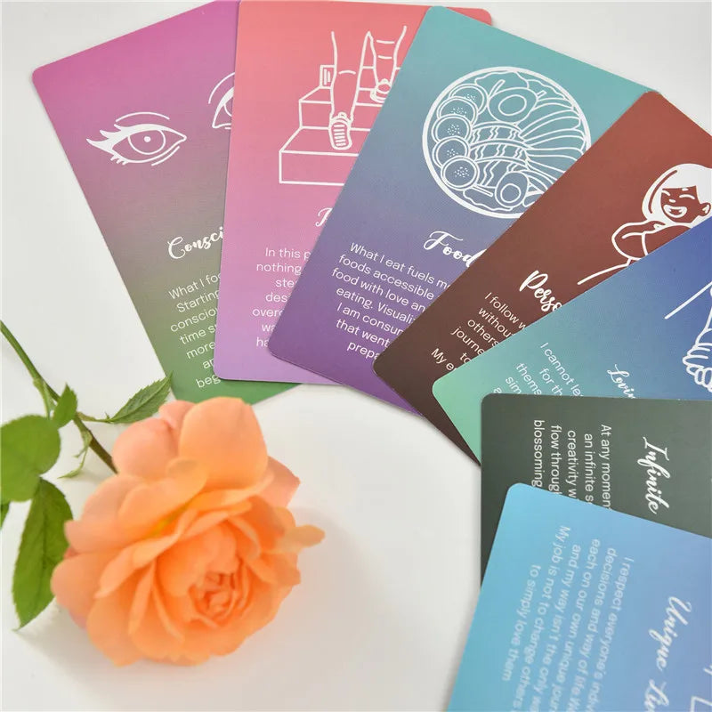 52-Piece Inspirational Affirmation Mini Postcards